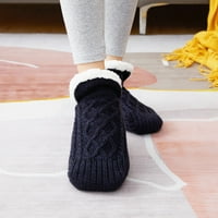 Uparite klizne papučene čarape zimske tople kat čarape plišane ugodne čarape za dame