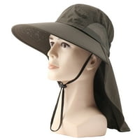 Ribarsko šešir vodootporan prozračan sa pričvršćivanjem ljetnih sunčevih muškaraca žena boonie vrat zaklopke za vanjsku stranu