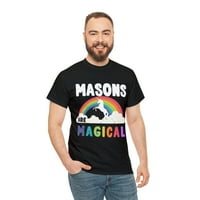 Masoni su magična majica grafike unise