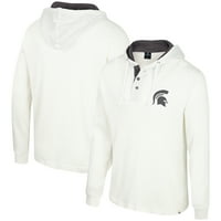 Muški kolosseum bijeli Michigan State Spartans afirmativna termalna dugačka majica s dugim rukavima