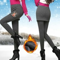 Ženske joge hlače culottes dvije baršunaste tajice koje pokrivaju donje tople gamaše