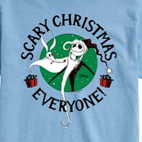 Noćna mora prije Božića - zastrašujući Božić - Muška grafička majica kratkih rukava