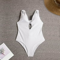 Yinguo Women za omotavanje push up kupaći kupaći kostim kupaći kostim visoki struk monokini odjeća za