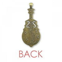Ogrlica od mamuta slona za životinje o životinjama Antikni gitarski nakit Music Privjesak