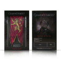 Dizajni za glavu Službeno licencirano HBO igra prestojeva Metalni Sigils Lannister Soft Gel Case kompatibilan