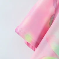 SunhillsGrace majice za žene Ljeto okrugli vrat Leptir cvjetni print modni majica kratkih rukava Tee