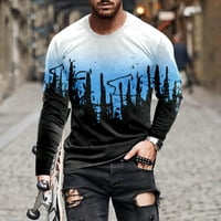 Simplmasygeni Muškarci Prevelizirani Cleallance Thirsks Thirts Muški modni ljetni dekolte majica 3D