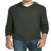 Otporni na vremenske uvjete Muški pleteni duhovi pulover džemperi crna veličina Velika