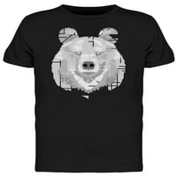 Detaljna majica medvjeda muškarci -Image by Shutterstock, muški medij