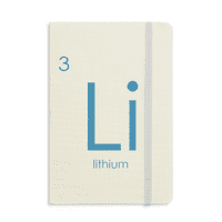Kesterijski elementi Period Tabela Alkali Metal Litij Li Notebook Službeni tkanini Tvrdo pokriće Klasični