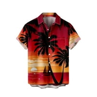 Muški ljetni moderski havajske majice kratkih rukava u stilu