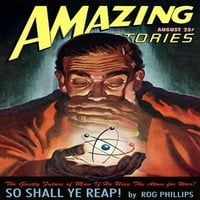 Vintage Sci fi nevjerojatne priče, tako da želite ispisati poster
