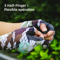 Fingers rez klizajućim rukavicama za udarce izdržljive na otvorene prozračne ribolovne rukavice Vodootporne