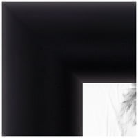 Arttoframes Satin Black Bull nos Okvir za slike, crnog drvenog plakata