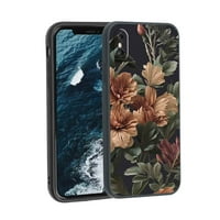 Vintage-cvjetna futrola za iPhone XS MA za žene Muškarci Pokloni, Mekani silikonski stil Otporni na udarce - Vintage-cvjetna - futrola za iPhone XS max