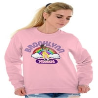 Pop Rainbow Brooklynn crtani film za žene Crewneck dukserice Brisco brendovi s