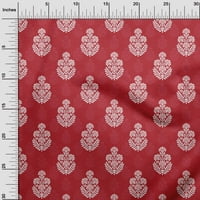 Onuone pamučna svila crvena tkanina azijska dabu Ispis tkanina za šivanje tiskane ploče za obrtnog dvorišta