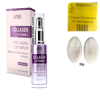 Azure Collagen & Vitamin C Anti-aging Serum za osvjetljenje oka za osvjetljavanje bora smanjuje Oz + EleganceInLife Comun Okrugli šminke od 1
