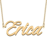 Xun Erica Name ogrlica Početna teen Girl Name Oznaka Ogrlica Chain Girl s Nakit Porodični poklon
