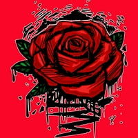 Čvrsta ruža Ženska Crvena heather Grafički trkački trkački tenk - Dizajn od strane ljudi L