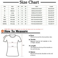 4. jula Snoarin plus veličine za žene Ljetni trening moda V-izrez majica casual bez rukava tiskarskog
