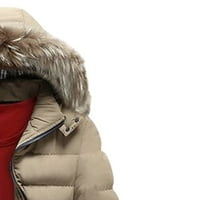 Nanosi za čišćenje za muškarce Ogrlica s kapuljačom Zimska casual podstavljena pamučna jakna