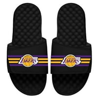 Muški Islide Black Los Angeles Lakers Stripes Slide Sandals