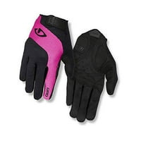 Giro Tessa gel LF Ženske biciklističke rukavice - crna ružičasta, srednja