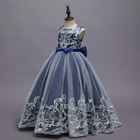 Proljetna haljina cvjetna djevojka haljina za čipku za djecu vjenčanica djeveruše PAGEAnt zabava Formalni