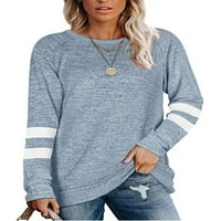 SoftMallow ženske kratke rukavske majice Casual okrugli vrat pulover