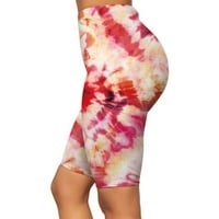 Fnochy ljetne haljine kratke hlače za žene modni hip hip skenirajući printu ispisani fitnes sportske