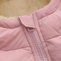 Akcije Toddlerov zimski kaput Baby Fleece podstavljena jakna s kaputima s kapuljačom Dječji kaput za