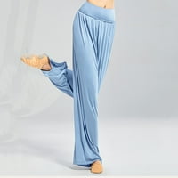 Prozirne joge Hlače muškarci ženske visokog struka joga hlače ženske pantalone za pantalone za spajanje široke pantalone za noge komprimiraju joga hlače