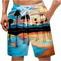 Homodles MENS Havaii Shorts - tiskani Trendi šorc plave veličine S