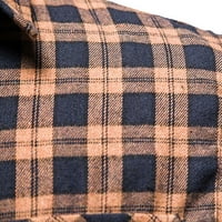Muški bluze Ležerne prilike bez rukava rukavice za bluburu Dvostruka košulja s bračnim S, M, L, XL, XXL