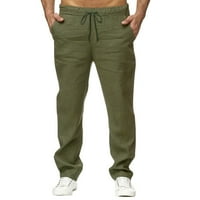 Durtebeua muške klasične fit lakih kaki hlače casual bagergy comfy pantalone sa džepovima