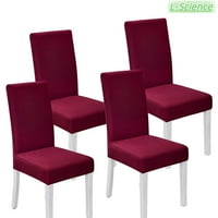 Prekrivači stolice za blagovaonicu set od 4, stolica za trpezariju Slipcovers Stretch Stolica za trpezariju