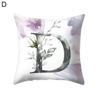 Taluosi Vodeno-boja slika A-Z Pisma bacaju jastuk za jastuk kauč na razvlačenje kauč na razvlačenje