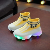 Anuirheih Toddler Kids Baby Girls Boys Sniakor LED lagane cipele Casual Cipes Sportske cipele na prodaju