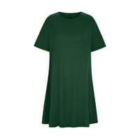 Ženska majica Mini haljina kratkih rukava ljetne haljine za žene casual tie dye print comfy kratka haljina