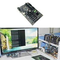 B BTC matična ploča sa 2xSata kabelom LGA DDR 12XGrafička kartica Slot SATA3. USB3. Za BTC rudarstvo rudarstva