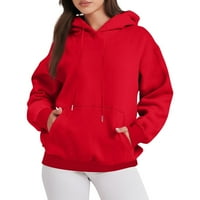 Prevelizirani patentni hoodie jesen zimske dugih rukava žensko pulover obične pulone duksere za zrnce