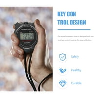 Prestanite sa stražeći pokretanje elektroničkog digitalnog sportskog stopwatch-a digitalni štoh