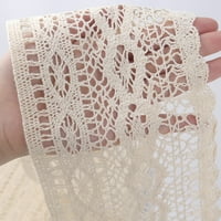Široka čipka za tkaninu Crochet Crochet čipka čipka vrpce za šivanje trkača za šivanje DIY zanatsko