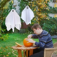 Roaroomhouse Halloween Ghost Privjesak White Ghost Charm sablasni duh Privjesak za ukrase za Noć vještica