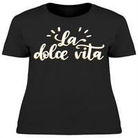 Dolce Slogan majica žene -Image by shutterstock, ženska 3x-velika