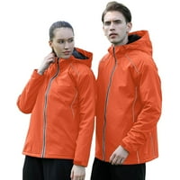 Njshnmn Rabljenje za žene Pakirani vjetrovitni kaput, XL, narandžasta