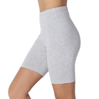 Žene elastične hlače visoke struke čipke pantalone ravne tanke kratke pantalone od tanke sive s