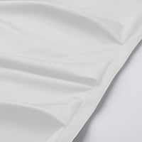 Modne žene Ljeto Ležerne prilike Kliint V-izrez CAMIS prsluk bez rukava duga haljina bijela XL