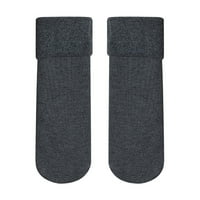 Čarape za ženu za žene čišćenje zimskih snijega plus baršunaste čarape Ženske srednje cijevi pamučne